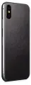 Наклейка Glueskin из натуральной кожи Just Black для Apple iPhone X