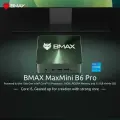 Мини ПК BMAX B6 PRO, Intel i5-1030NG7, RAM 16ГБ DDR5,512 ГБ SSD, Intel Iris plus Graphics, Type-C, Win11 Pro, зеленый