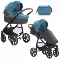 Коляска для новорожденных Noordi Fjordi Melange Leather 2в1 Sport 662847