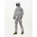 Камуфляжный костюм для охоты (Бесшумный) TRITON PRO -15 (тритон про) (Вельбоа, White) TRITON GEAR Размер 44-46 Рост 170-176
