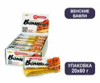 BombBar протеиновый батончик 60 г, 20шт (Венские вафли)