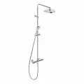 Душевая система Duravit B.2 с термостатическим смесителем, верхний 250мм и ручной душ B24280008010