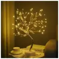 Светильник настольный Золотой лист и капли, 72 светодиода, питание от USB и Батареек