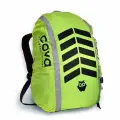 Чехол на рюкзак PROTECT со световозвращающими лентами объем 20-40 литров сигнал цвет лимон