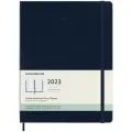 Еженедельник Moleskine Classic XL, 144 страниц, синий сапфир, 19 х 25 см