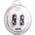 Светодиодная автолампа MTF Light W5W/T10 12В, 1Вт, CAN-BUS, 5000K(белый свет), Корея, 2шт.
