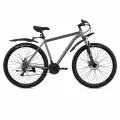 Велосипед взрослый горный дисковый 29 RUSH HOUR RX 905 21 скорость серый рама 21 рост 180-200 см. скоростной мужчине спортивный с амортизацией найнер переключатель SHIMANO