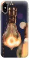Силиконовый чехол на Apple iPhone Xs / X / Эпл Айфон Икс / Икс Эс с рисунком Ретро-лампа