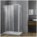 Душевой уголок Vincea Soft VSR-3SO1011CL хром, стекло прозрачное