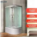 Душевая кабина River NARA XL 110/80/44 MT L 110x80 стекла матовые, профиль хром матовый