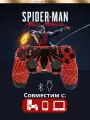 Беспроводной геймпад джойстик для игровой приставки, смартфона, ПК, Spider Man DARK
