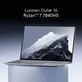 16 Ноутбук LUNNEN Outer 16, AMD Ryzen 7 7840HS, RAM 16 ГБ, SSD 512 ГБ, IPS 2560x1600, Windows 11 Home, цвет Polar Grey, LL6FAWG06