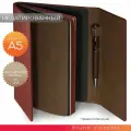 Ежедневник недатированный Bruno Visconti WALTZ с магнитным клапаном и цветным срезом, коричневый А5 арт.3-543/05