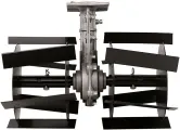 Насадка для триммера пропольник Sturm! GT3513-K2 26мм, 9Т, ножи под углом