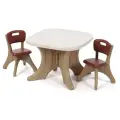 Step2 стол + 2 стула New Traditions (896800) белый/бежевый