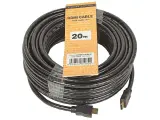 Кабель цифровой HDMI19M to HDMI19M, V1.4+3D, 20m, TV-COM