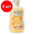 Гель для душа BioMio натуральный, с эфирными маслами апельсина и бергамота, 650 мл, 4 шт