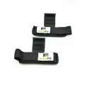 Крюки для тяги / зацепы для турника EasyFit (2 шт.) неопреновые черный