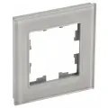 Рамка 1-м BRITE РУ-1-2-БрД стекло дым. IEK BR-M12-G-K30
