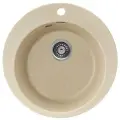 Кухонная мойка GERHANS A04 - 20, искусственный камень, круглая (бежевый)