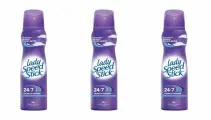 Lady Speed Stick Дезодорант спрей Свежесть облаков, 150 мл, 3 шт
