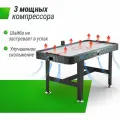 Игровой стол UNIX Line Аэрохоккей, 155х76 cм, большой, от сети 220 В, напольный UNIXLINE