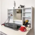 Настенный складной столик с зеркалом
