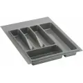 Лоток для столовых приборов в ящик 400 мм, серый