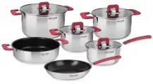 Rondell Набор посуды Savvy RDS-1189, 10 предметов, нержавеющая сталь