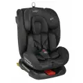 Детское автокресло Indigo Tourneo S Isofix, группа 0/1/2/3 (до 36 кг), до 12 лет, графит