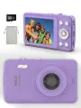 Компактный цифровой фотоаппарат (фиолетовый) Q3, Фотоаппарат 48MP