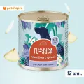 FLORIDA Консервы для собак Перепёлка с грушей, Влажный корм, 12 штук по 240 г