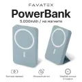Магнитный повербанк 5000 Wireless Power Bank с быстрой беспроводной зарядкой для Айфона / iPhone 12, 13, 14, 15
