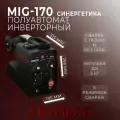 Сварочный аппарат полуавтомат сварщик MIG-170, с газом и без газа 4 в 1 IGBT, 5кг катушка, D100/D200