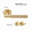 Дверные ручки MORELLI AZRIELI MH-57-R6T MSG цвет - мат. сатинированное золото