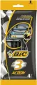 Набор из 3 штук Станки одноразовые BIC Action 3 лезвия (4шт)