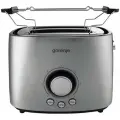 Тостер Gorenje T1000E серебристый с черным