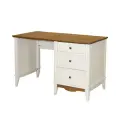 Стол письменный Пенни с 3-мя ящиками, белый, массив дерева, 120х60х75