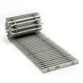Решетка рулонная Techno РРА 200-2000/C алюминиевая, цвет серебро