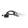 Квм переключатель ATEN 2-Port USB 4K HDMI Cable KVM Switch