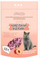 Наполнитель комкующийся Чистый котик тофу Персик 12 л