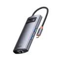 Многофункциональная док-станция Baseus Metal Gleam серии 4 в 1 с концентратором Type-C