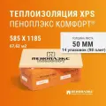Пеноплэкс Комфорт утеплитель 50 мм, 98 листов 14 упаковок