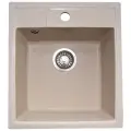 Мойка для кухни мраморная GranAlliance Бежевая матовая прямоугольная 500х440 без сифона