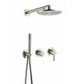 Душевой комплект Grocenberg GB5090, никель, латунь, вертикальный монтаж