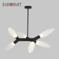 Умная люстра / Потолочный светильник с управлением по WI-FI Eurosvet Covalent 30180/6 Smart Умный дом, цвет черный