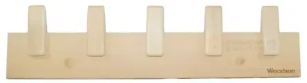 Вешалка WoodSon D5 из липы, 5 крючков (арт. WV2)