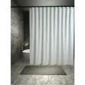 Штора белая с утяжелителем для ванны 180х200 см PRIMANOVA