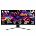 34.18 Монитор игровой MSI MPG 341CQPX QD-OLED, 3440x1440 (UWQHD), 240 гц, радиус кривизны 1800R, 0,03 мс (GtG), черный