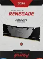 Память DDR4 8GB 3600MHz Kingston KF436C16RB2/8 Fury Renegade Black RTL Gaming PC4-28800 CL16 DIMM 288-pin 1.35В dual